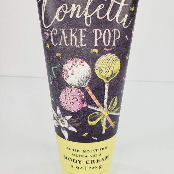 Confetti Cake Pop Bath Body Works Body Cream Lotion Cocoa Shea Butter Aloe - Picture 3 of 5
